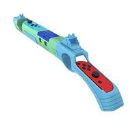 Poignées de fusil de tir contrôleur pour Switch/Switch Oled, support de jeu Somatosensory Gunstock pour Switch Accessoires (Bleu/vert)