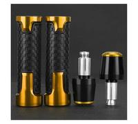 Poignées De Guidon 7/8'' 22MM Pour CBR 600F2 CBR600 F2 CBR600F2 1991-2007 1992 1993 1994 Embouts De Guidon De Moto(Black Gold)
