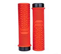 Poignées de guidon antidérapantes pour vélo de montagne 22 à 2 mm (rouge)