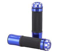 Poignées de guidon Avoc MOTO ON ROAD R375 BLEU CLOSED END 130mm PAIRE