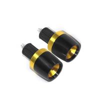 Poignées De Guidon CNC 7/8" 22 Mm Moto Pour GSF 250 600 600S 650 650S 650N 1200 1250 Pour Bandit 650S Bouchon d'extrémité capuchon guidon(Or-C)