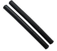 Velo guidon poignées cuir 40 cm Ø2 cm noir par jeu