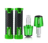 Poignées de guidon de moto 22 mm, embouts pour Honda TRANSALP 650 700 600 VH/VJ/VK/VL/VM/VN/VP/VR/VS/VT/VV/VW/VX(Green green black)