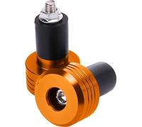 Poignées de guidon de moto, extrémité de la poignée en alliage d'aluminium, Moto Slider Accessoires [Orange]