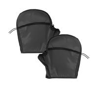 Poignées de guidon de moto, poignées de guidon de moto, imperméables et respirantes, isolation thermique, capots de protection Oxford avec bande réfléchissante pour moto et scooter