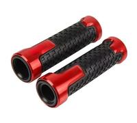 Poignées De Guidon De Moto Pour PIAGGIO MP3 300 MP3 400 MP3 500 contrepoids(Rouge)