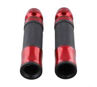 Poignées de guidon de moto Soft Touch amortissement des vibrations | Texture en caoutchouc antidérapant, absorbe les vibrations, réduit la fatigue, s'adapte aux barres de 22 mm, utilisation moto