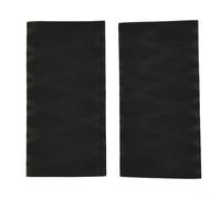 Poignées de guidon de moto thermorétractables en caoutchouc antidérapant pour tout-terrain - Noir - 40 mm de diamètre - 125 mm de longueur - Protection contre l'usure et la transpiration - Convient à