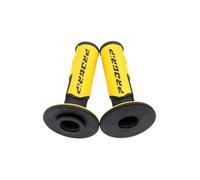 Poignées de Guidon de Moto universelles Y-MAHA, 7/8" 22 24 mm, en Caoutchouc Gel Domino, 6 Couleurs(Gold)