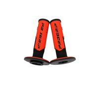 Poignées de Guidon de Moto universelles Y-MAHA, 7/8" 22 24 mm, en Caoutchouc Gel Domino, 6 Couleurs(Red)
