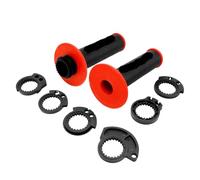 Poignées de Guidon de Moto verrouillables avec Tube d'accélérateur for KTM, Honda, Yamaha, Kawasaki, Suzuki, Husqvarna KX SX EXC XC YZ WR CRF DRZ FE FC(Red)