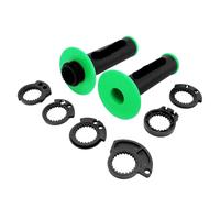 Poignées de Guidon de Moto verrouillables avec Tube d'accélérateur for KTM, Honda, Yamaha, Kawasaki, Suzuki, Husqvarna KX SX EXC XC YZ WR CRF DRZ FE FC(Green)