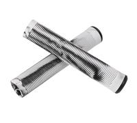 Poignées de Guidon de Vélo 1 Paire 16cm Poignées de Poignée de Vélo Poignées de Vélo de Remplacement en Caoutchouc TPE 22.2mm/0.9in(Gris Blanc Noir)