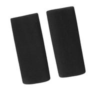 Poignées de Guidon de Vélo Antidérapantes Noires en Mousse Universelles | Compatible Moto et Vtt, Absorption Renforcée, Résistance au Froid