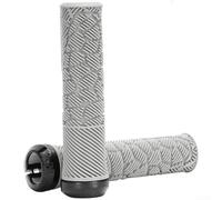 Poignées de guidon de vélo avec anneau de verrouillage pour vélo de montagne fabriquées en TPE et PP5 pour une performance optimale lors d'une installation et d'un retrait répétés (gris)