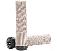 Poignées de guidon de vélo avec anneau de verrouillage pour VTT avec texture profonde, antidérapante et légère en TPE PP5 pour un confort longue durée (rose clair)