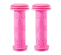 Poignées De Guidon De Vélo Confortables En Caoutchouc Pour Enfants,Poignées De Vélo,Tricycle,Scooter Électrique,Filles,1 Paire - Type Rose