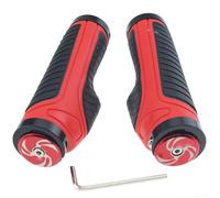 Poignées de guidon de vélo confortables pour vélo de banlieue, vélo de ville et vélo pliable - Convient aux guidons de 22 à 2 mm (rouge)