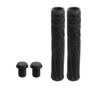 Poignées de guidon de vélo de montagne, absorption des chocs, poignée de remplacement antidérapante, poignées de guidon de vélo faciles à installer