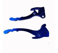 Poignées de guidon de vélo en alliage CNC de qualité supérieure - Design anti-fatigue - Extrémités de barre en métal pour VTT, BMX, moto électrique, équitation urbaine - 22 mm (bleu)