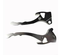 Poignées de guidon de vélo en alliage CNC de qualité supérieure - Design anti-fatigue - Extrémités de barre en métal pour VTT, BMX, moto électrique, équitation urbaine - 22 mm (argent)