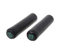 Poignées de guidon de vélo, en éponge de silicone. Noir