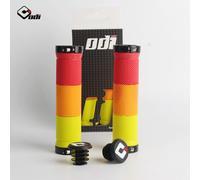 Poignées De Guidon De Vélo Odi,Non Ald,Antichoc,Double Anneau De Verrouillage,Caoutchouc Souple,Durable,Mixte,Coloré,Poignées Vtt,Pièces De Vélo Bmx - Type Red Orange Yellow