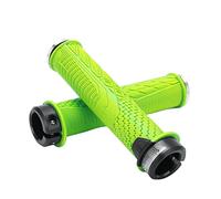 Poignées de guidon de vélo, Texture antidérapante, durables, 2 pièces/ensemble (Verte)