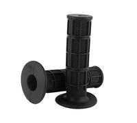 Poignées de Guidon en Caoutchouc 1 Paire 7/8 ''22mm Poignées de Guidon Universelles pour Vélo de Saleté Motocross Poignées de Guidon de Moto en Caoutchouc(Le noir)