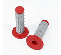 Poignées de guidon en caoutchouc et gel for moto, 22,2 mm, for Dirt Pit Bike, freins(Red)