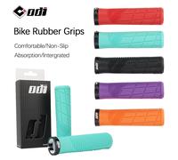 Poignées de guidon en caoutchouc ODI poignée verrouillable pour vtt antichoc antidérapant couverture de poignée de vélo de montagne/route accessoires de vélo d'équilibre pliants Orange OG-10