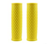 Poignées de guidon en caoutchouc pour scooters Xiaomi MFor 365 Pro conçues pour remplacer les poignées d'origine avec des propriétés texturées et d'absorption des chocs (jaune)