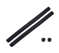 Poignées de guidon en éponge pour VTT | Mousse éponge légère, manchons de protection de poignée pour le cyclisme, poignée de verrouillage antichoc avec bouchons