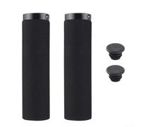 Poignées de guidon en gel de silicone à base d'éponge avec mécanisme de verrouillage en alliage d'aluminium pour VTT, vélo de route pliable (noir)