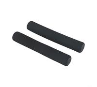 Poignées de guidon en mousse éponge pour vélo - En caoutchouc souple épais - Antidérapantes - Noir - 130 mm à 500 mm (195 mm)