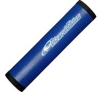 Poignées de guidon en peau de lézard DSP 30,3 mm, 130 mm / 130 mm, bleu