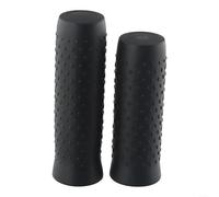 Poignées de guidon en silicone antidérapantes pour trottinette électrique | Fabriqué en caoutchouc de qualité supérieure, doux au toucher, réduit la fatigue de la main, taille longue et courte incluse