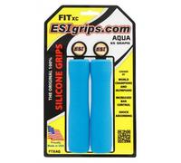 Poignées De Guidon En Silicone ESI Fit XC 130Mm Bleu Montagne Hybride Plat Route