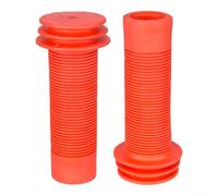Poignées de guidon en silicone pour trottinette pour enfants de 22,2 mm texturées pour une manipulation stable (rouge)