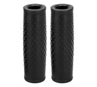 Poignées de guidon ergonomiques antidérapantes pour Xiaomi Trottinette électrique/Pro/1S - Kit de poignées de rechange en polyéthylène absorbant les chocs, anti-fatigue, 12 x 3,5 (noir)