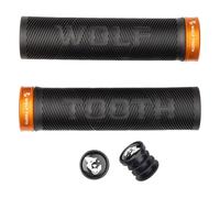 Wolf Tooth Echo Lock On Grips Noir 132 mm Black / Orange