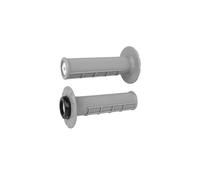 Poignées de guidon Odi ATV v2.1 Lock - On semi - gaufré gris argent