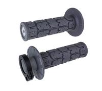 Poignées de guidon Odi Revêtements MX V2 Lock-On Rogue semi-gauffré - graphite