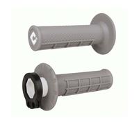 Poignées de guidon Odi Revêtements MX V2 Lock-On semi-gauffré - gris