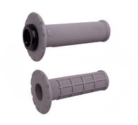 Poignées de guidon Odi universels Lock-On semi-gaufré - gris/argent