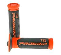 Poignées de guidon/Poignée en caoutchouc ProGrip 732 Road - Noir/orange (Diamètre 22 mm)