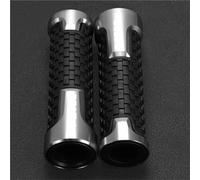Poignées de Guidon Poignées De Guidon Moto 7/8'' 22 Mm - Confort Aluminium CNC Revêtement en Caoutchouc pour Y-AMAHA FZ700 FZ 700 pour Genesis 1987(Silver)