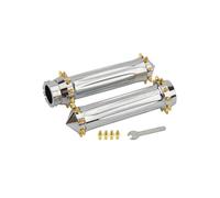 Poignées de Guidon Poignées De Moto pour Harley V-Rod VRSC Motorcycle Hand Grips for 2002 2003 2004 2005 2006 2007 2008 2009 2010 2011-2017 Sportster XL 1996-2024(Silver B)