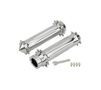 Poignées de Guidon Poignées De Moto pour Harley V-Rod VRSC Motorcycle Hand Grips for 2002 2003 2004 2005 2006 2007 2008 2009 2010 2011-2017 Sportster XL 1996-2024(Silver A)