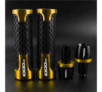 Poignées de Guidon Poignées Guidon Moto 7/8'' 22 Mm Confort Optimal en Aluminium Usiné CNC Revêtement Caoutchouc pour Ducati 1000SS 1998 1999 2000 2001 2002 2003 2004 2005 2006(Yellow)